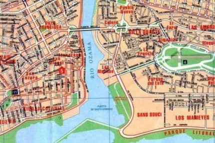 Maps Of Santo Domingo And Samana, Dominican Republic